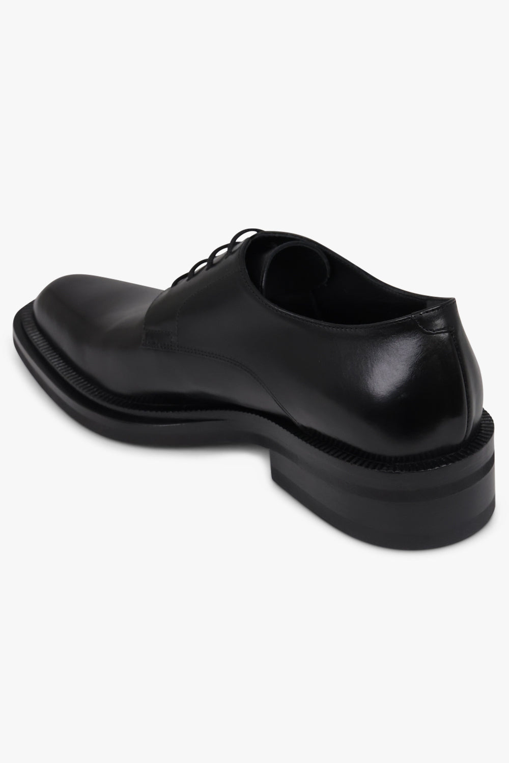 HEELED LACE BROGUE | BLACK - 3