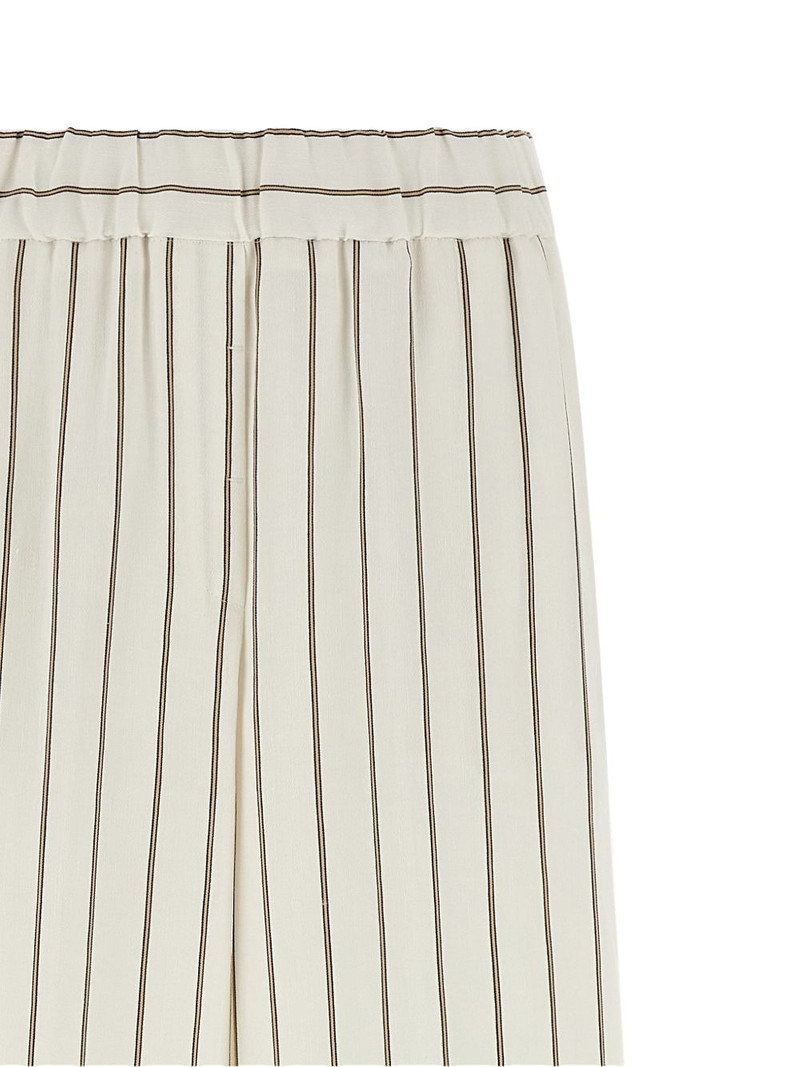 pinstriped wide leg trousers 3
