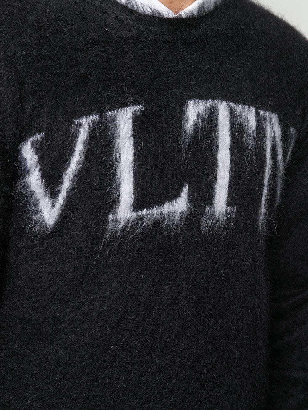 VLTN intarsia-knit logo jumper - 5