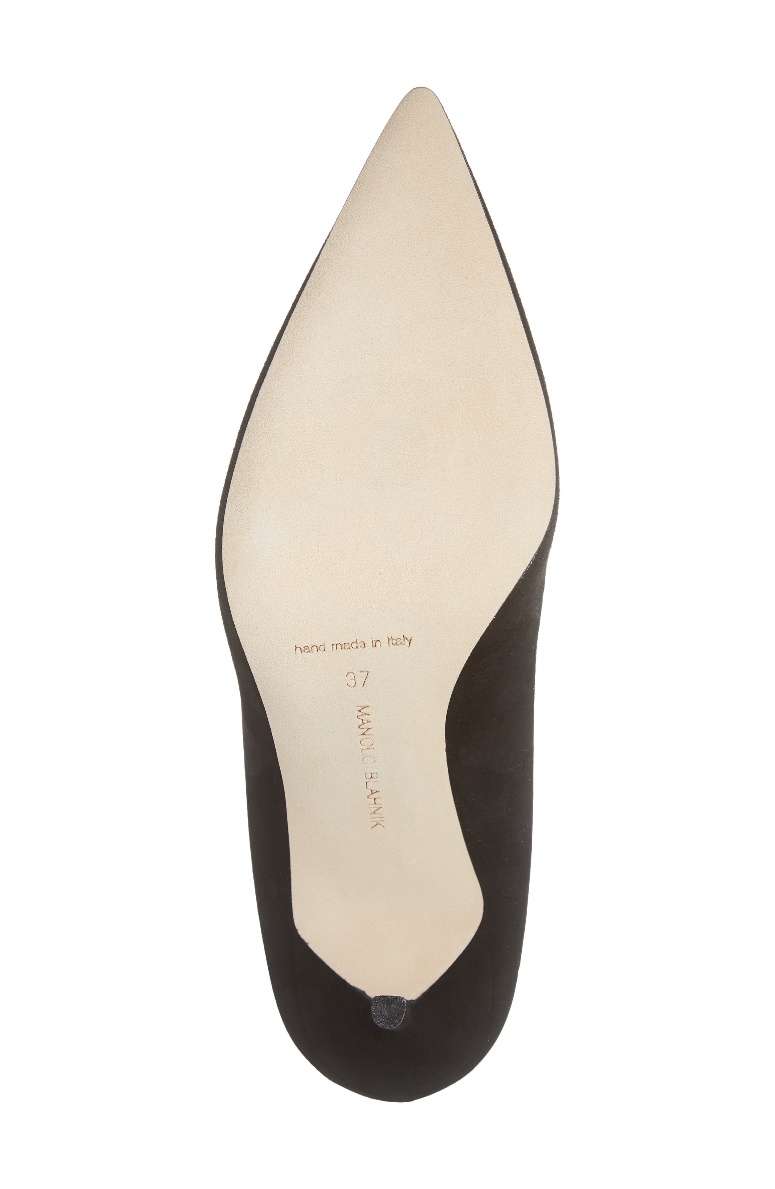 Manolo Blahnik BB Pointed Toe Pump in Black at Nordstrom - 6