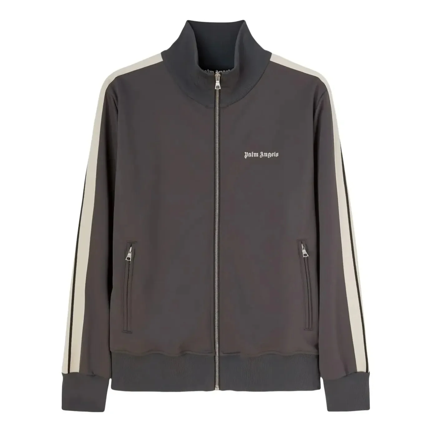 (WMNS) Palm Angels Fw23 Classic Track Jacket 'Grey' PMBD058F23FAB0010701 - 1