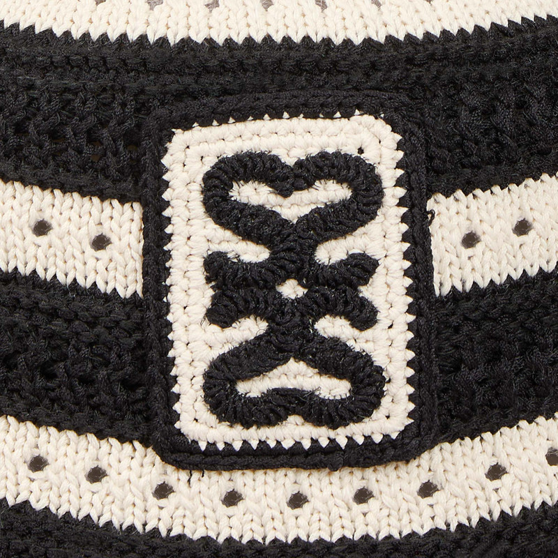 STRIPED CROCHET BUCKET HAT 3