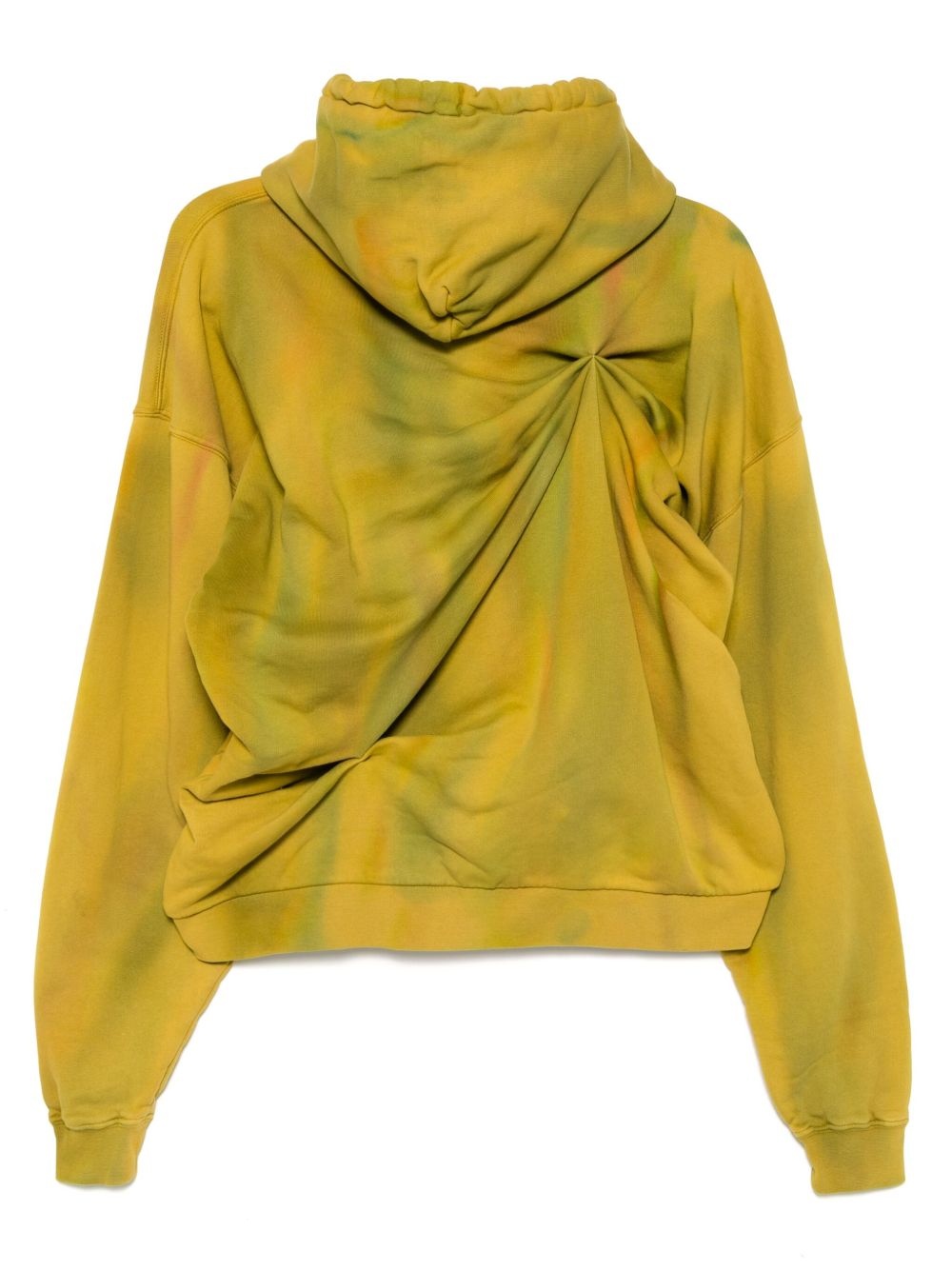draped hoodie - 2