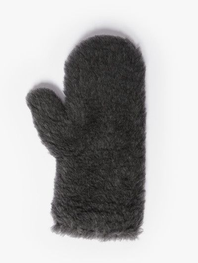Max Mara OMBRATO3 Mittens in Teddy fabric outlook