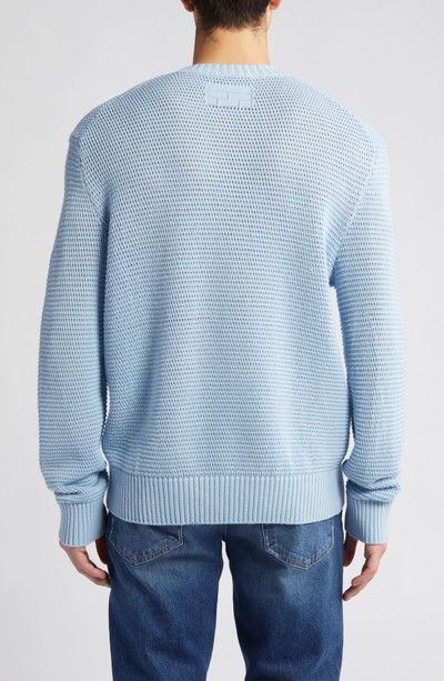 FRAME Textured Wool Blend Crewneck Sweater outlook
