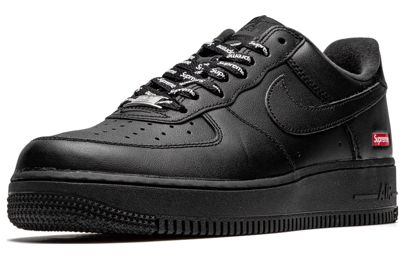 Nike x Supreme Air Force 1 Low 'Box Logo - Black' CU9225-001 - 2