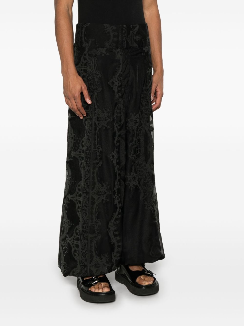 patterned trousers - 3