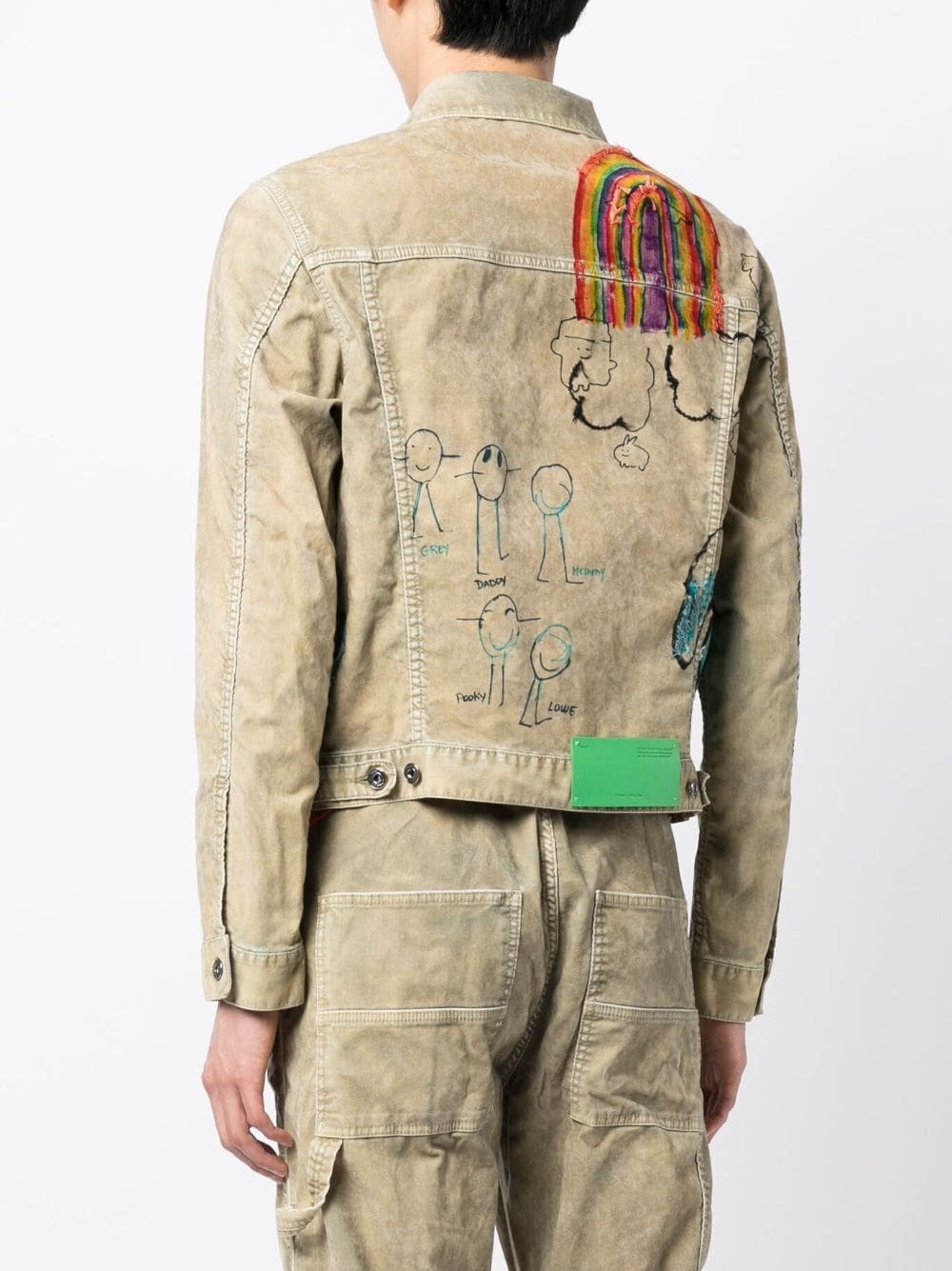 CARTOON GRAPHIC PRINT JACKET - 4