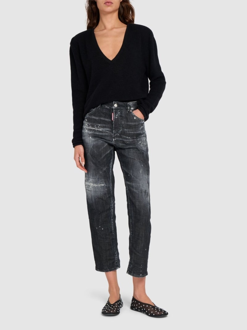 Boston high rise straight jeans - 2