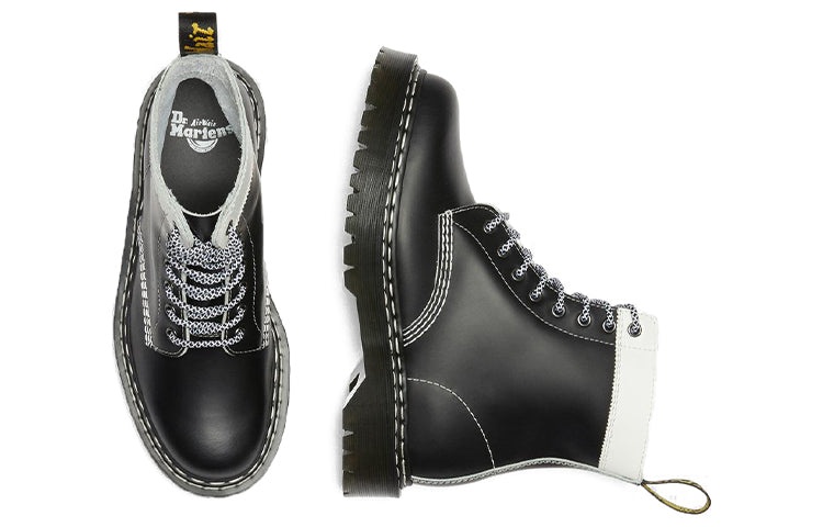 Dr. Martens 1460 Pascal Bex Leather Contrast Lace Up Boots 'Black' 27336009 - 5