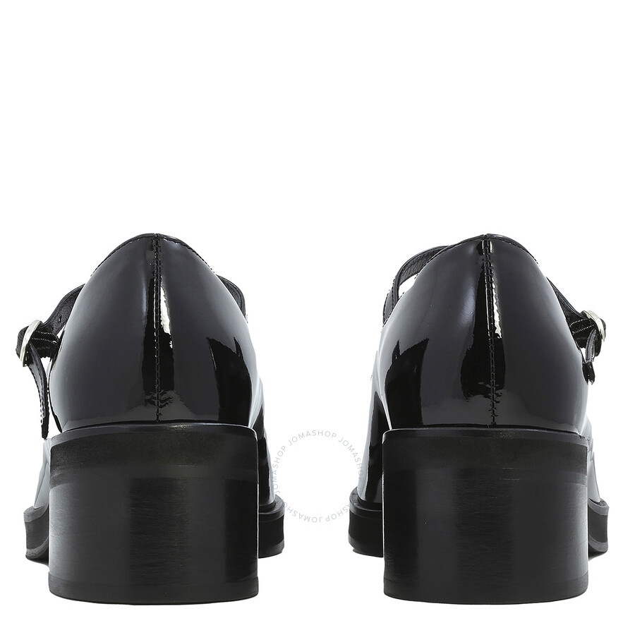 By Far Ladies Black Beth Mary Jane Patent Leather Pumps - 4