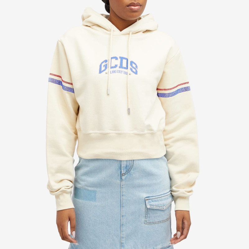 GCDS GCDS Logo Cropped Hoodie outlook