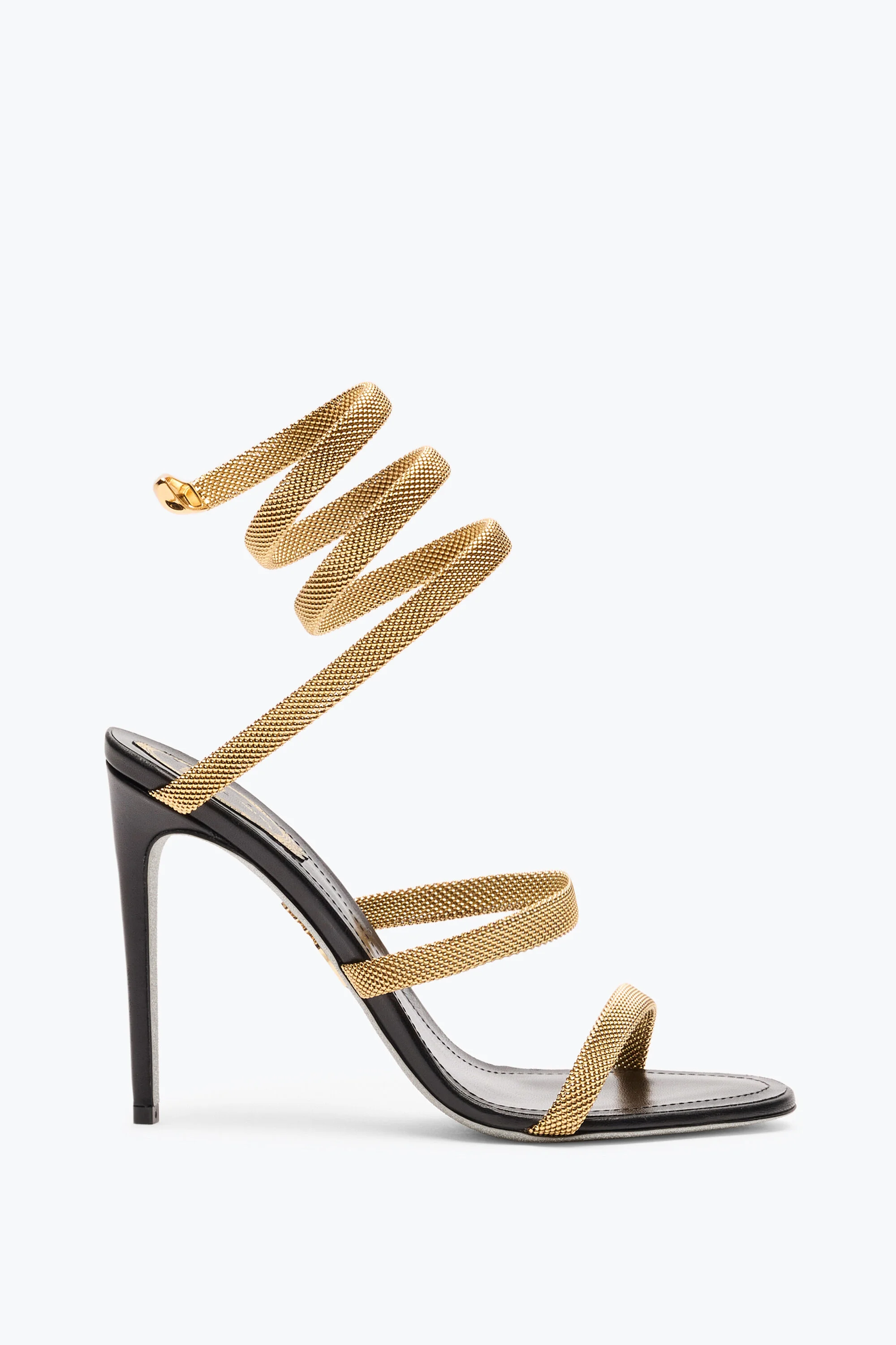 TRIGOLD CLEO BLACK-GOLD SANDAL 105 - 1