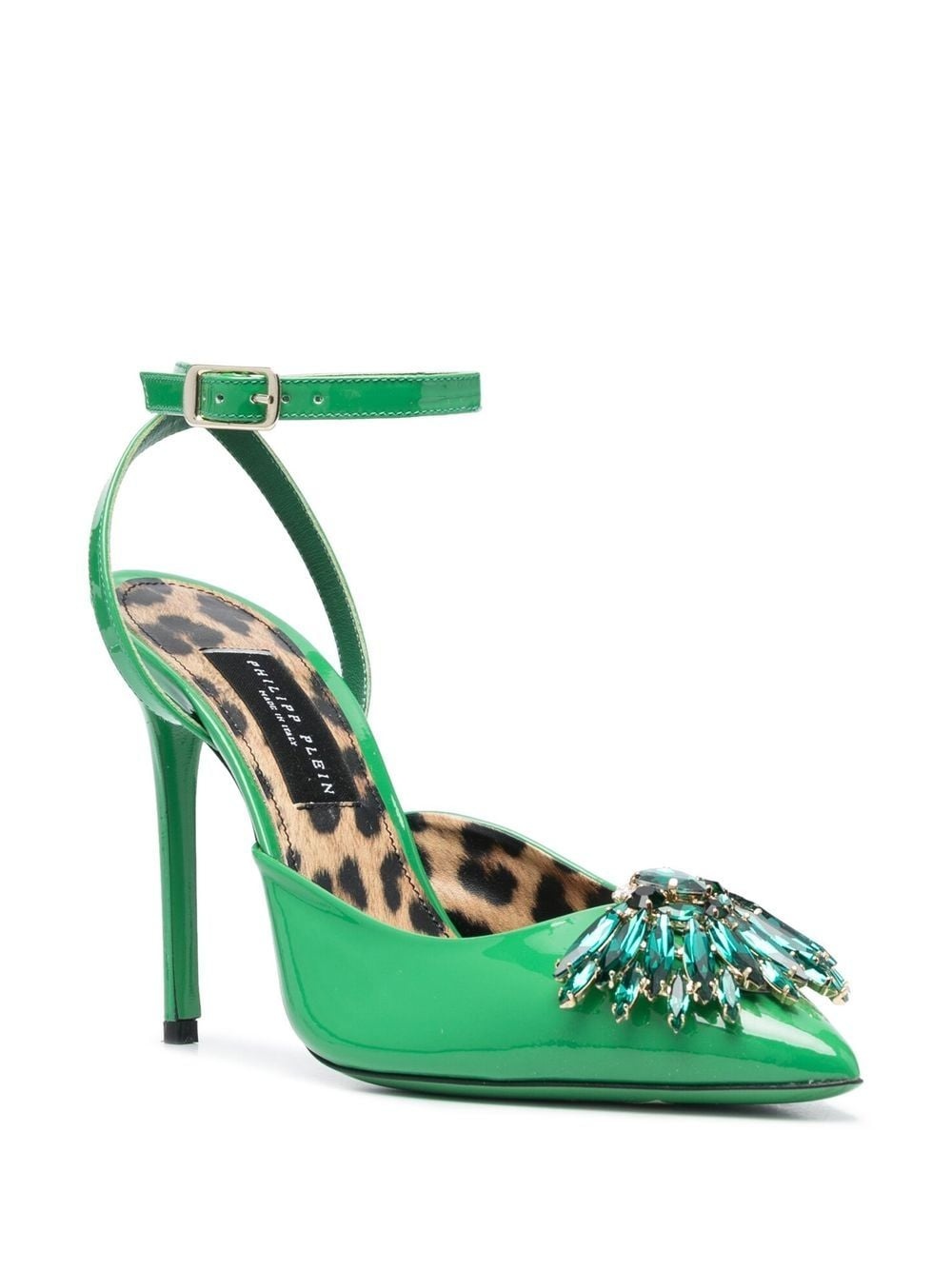 vernice 110mm crystal-embellished pumps - 2
