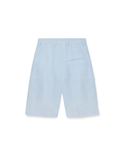 CASABLANCA Light Blue Tailored Shorts outlook