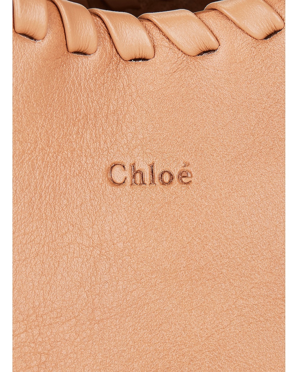 Mony Leather Clutch in Yellow - Chloe