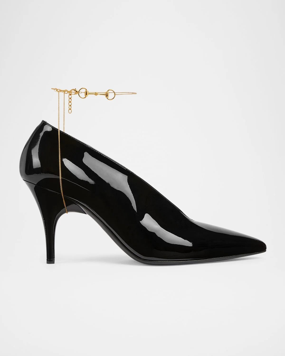 Musa Vernic Patent Leather Anklet Pumps - 1