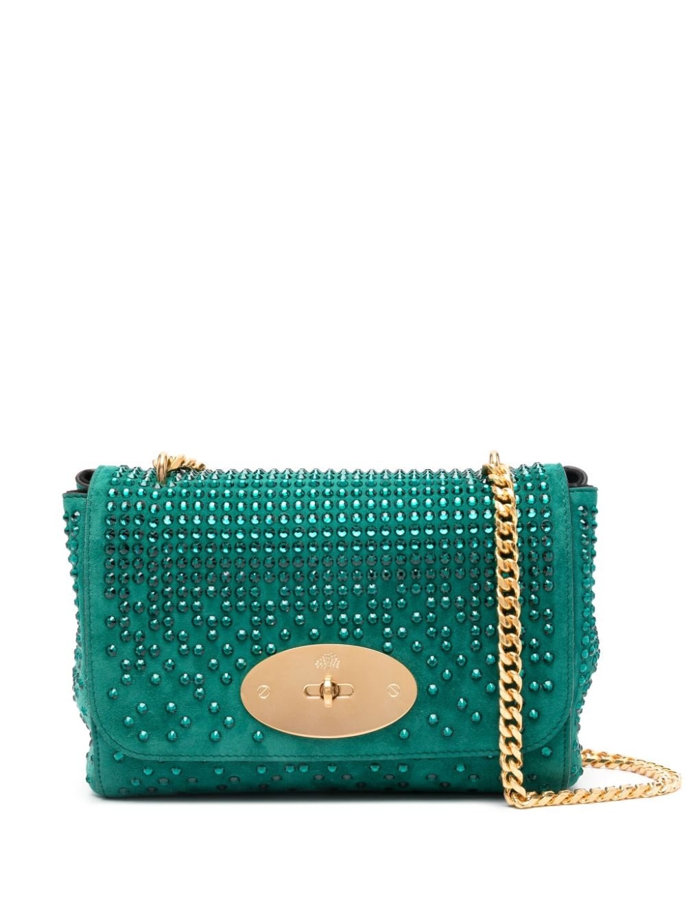 Lily crystal-embellished shoulder bag - 1