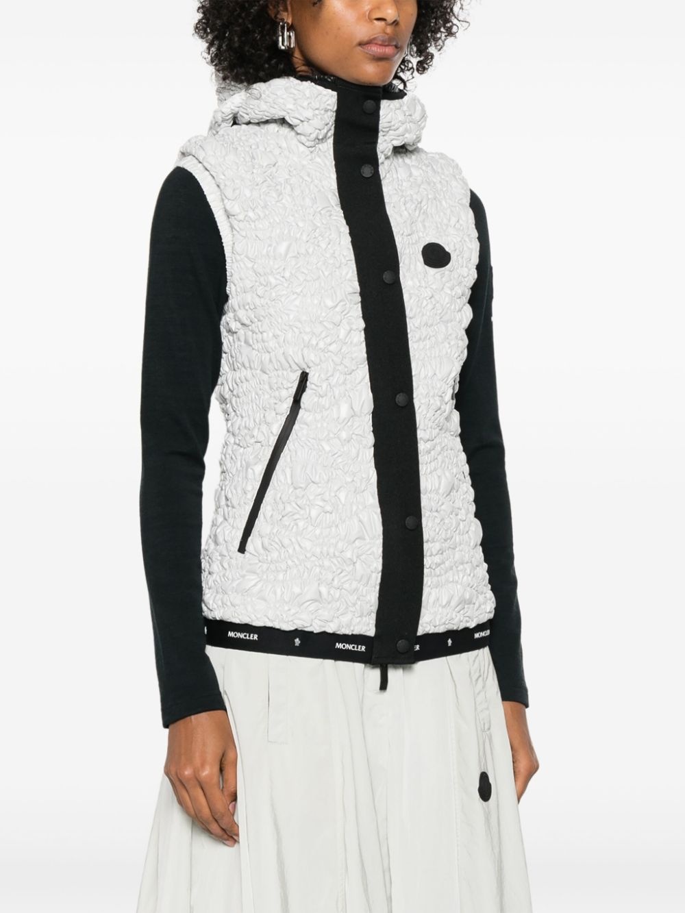 shirred gilet - 3