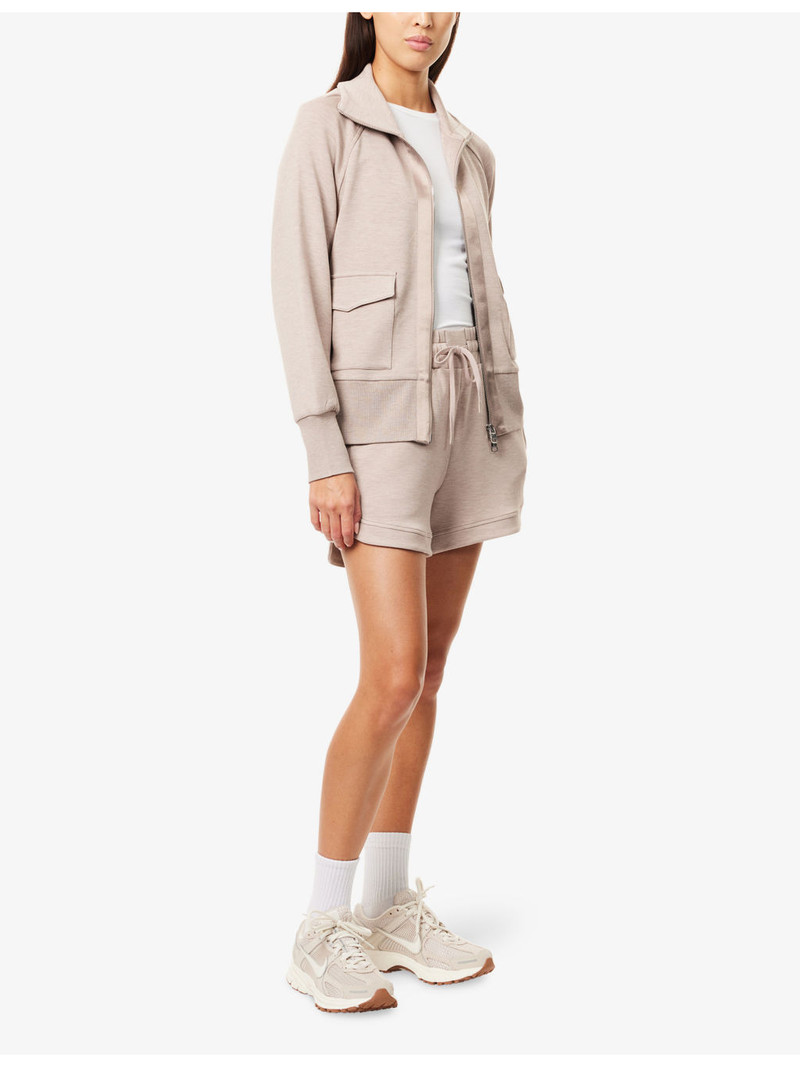 VARLEY Ollie High-Rise Stretch-Jersey Shorts outlook