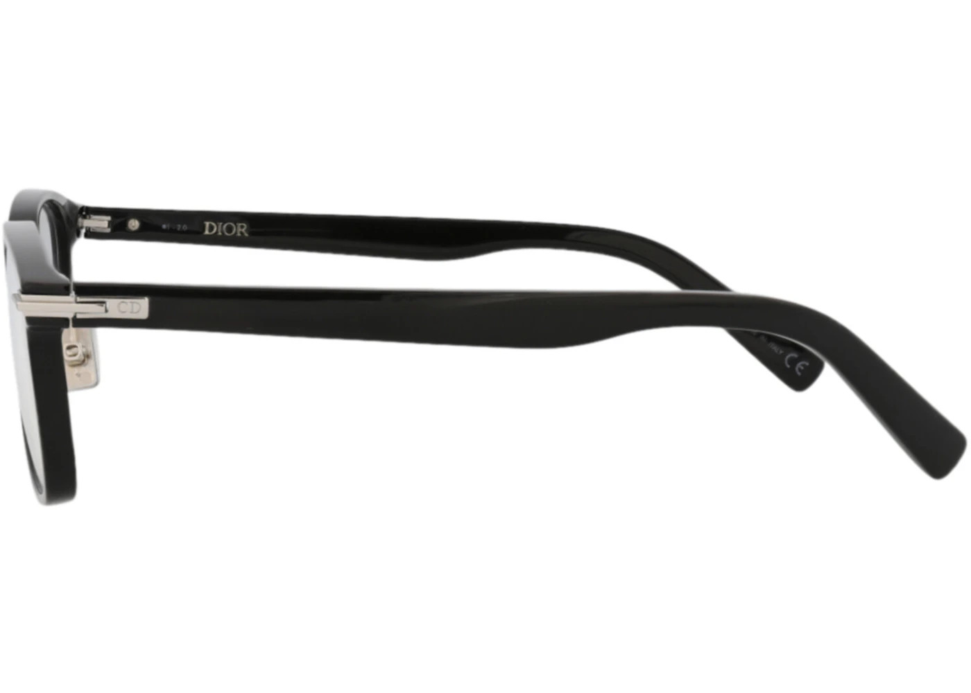 Dior Square-Frame Acetate Optical Frames Black Black Transparent (DM50008J-54-001) - 3