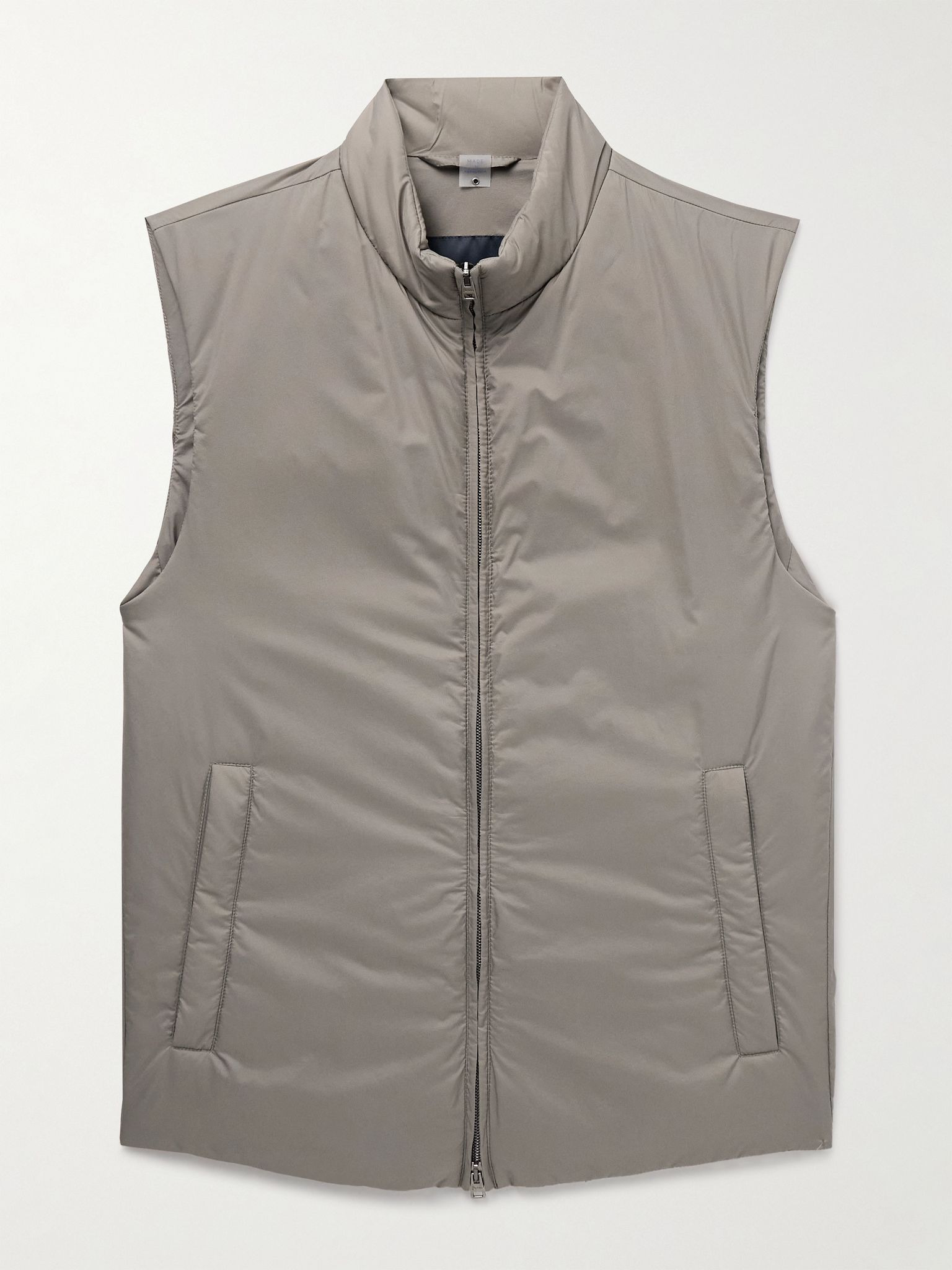 Padded Shell Gilet Beige - 1
