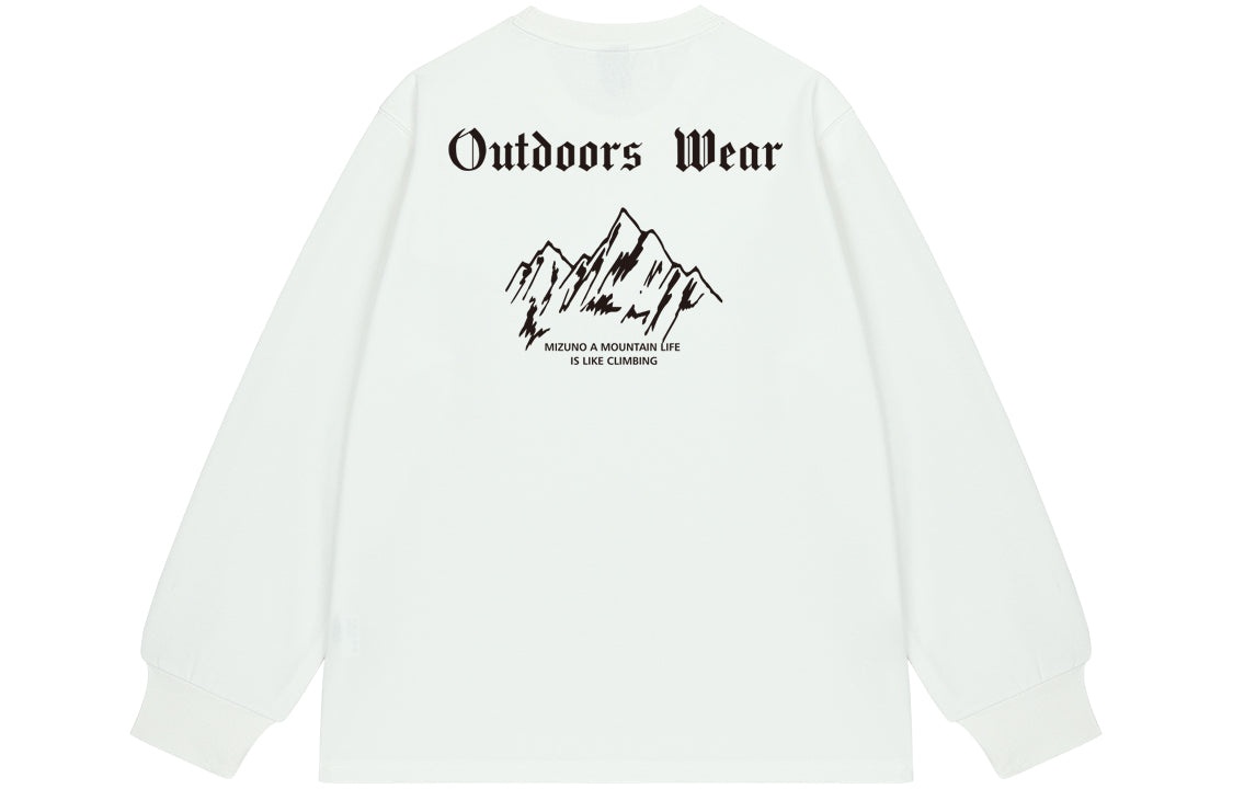 Mizuno Graphic Casual Sweater 'White' A2CA2A07 - 2
