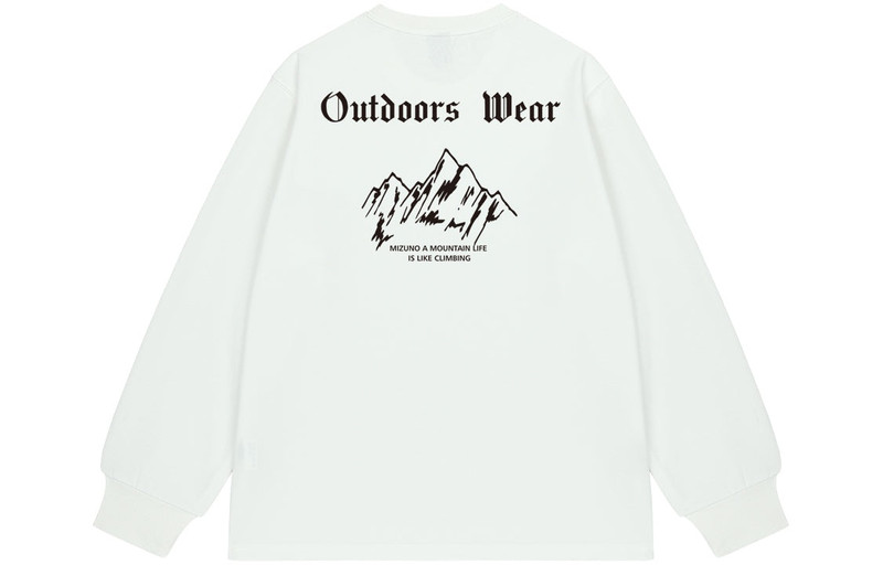 Mizuno Mizuno Graphic Casual Sweater 'White' A2CA2A07 outlook