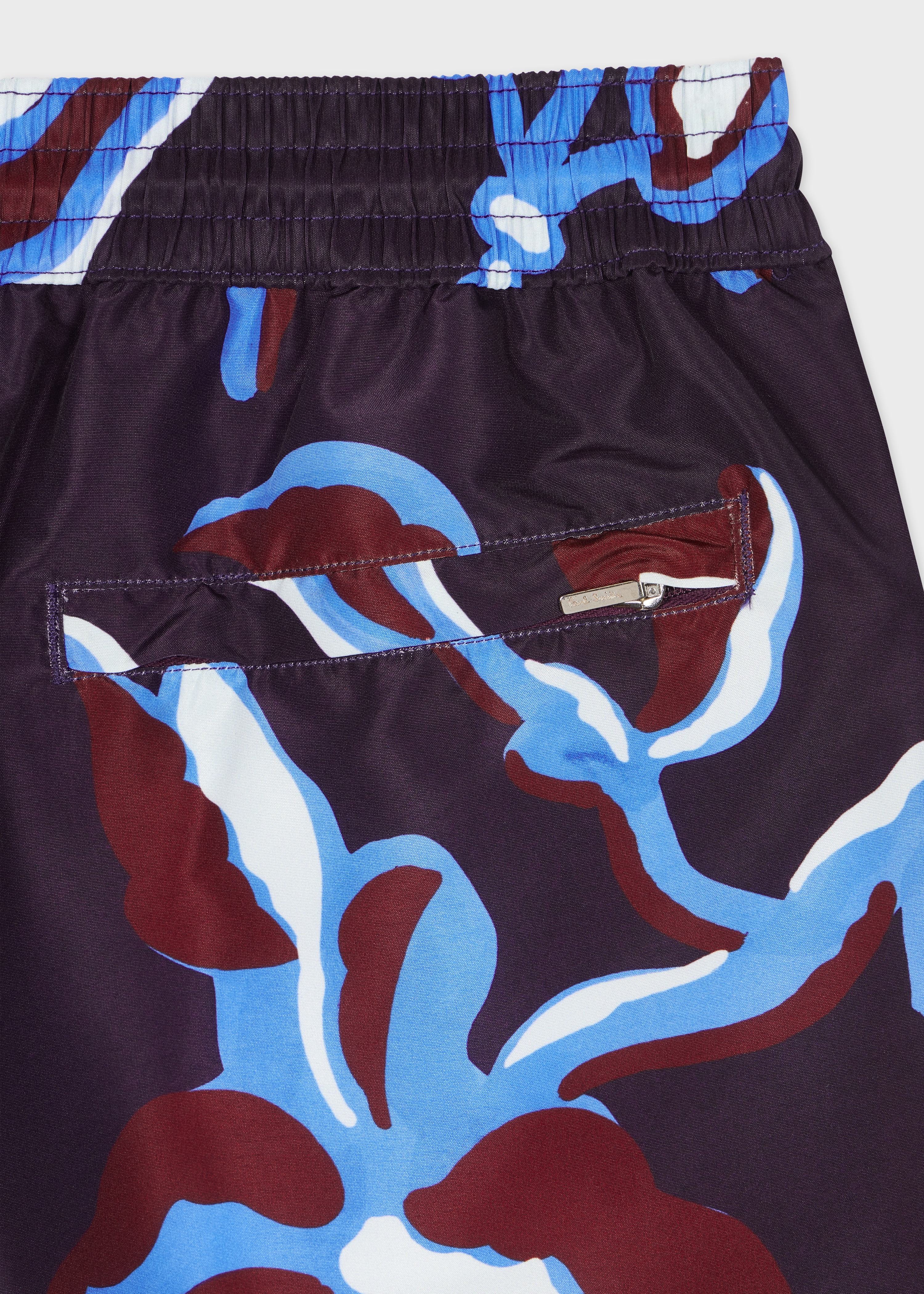 Dark Purple 'Bohemia' Swim Shorts - 4