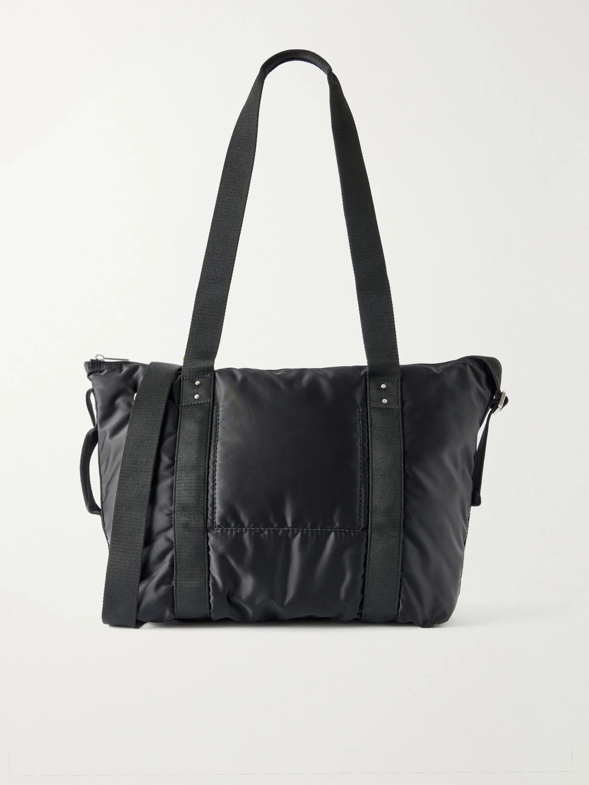 Trolley Canvas-Trimmed Shell Tote - 1