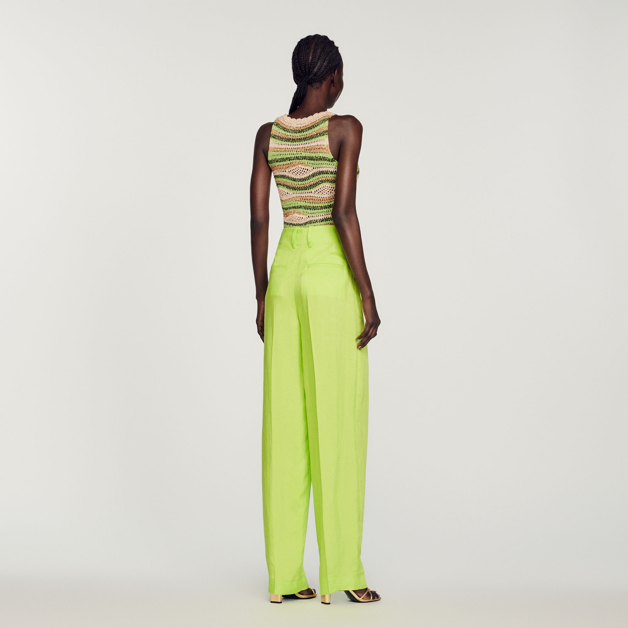 High-waisted pants - 6