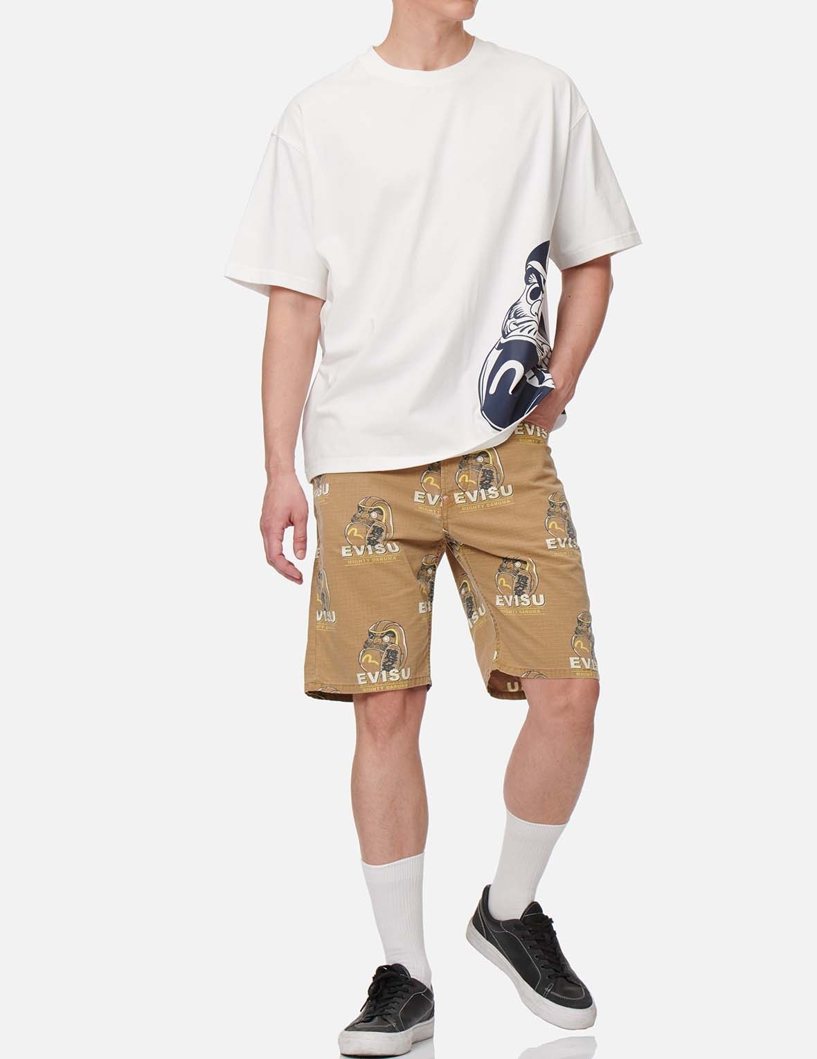 DARUMA PRINT RIPSTOP SHORTS - 5