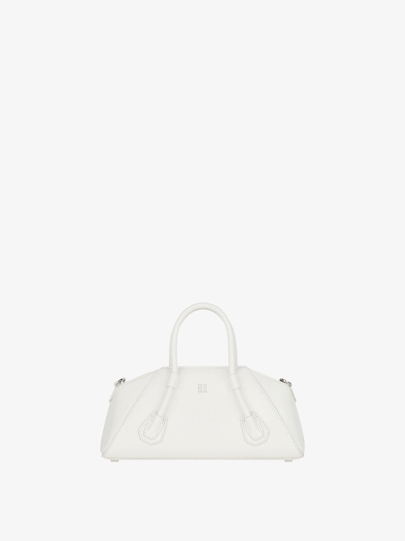 MINI ANTIGONA STRETCH BAG IN BOX LEATHER 6