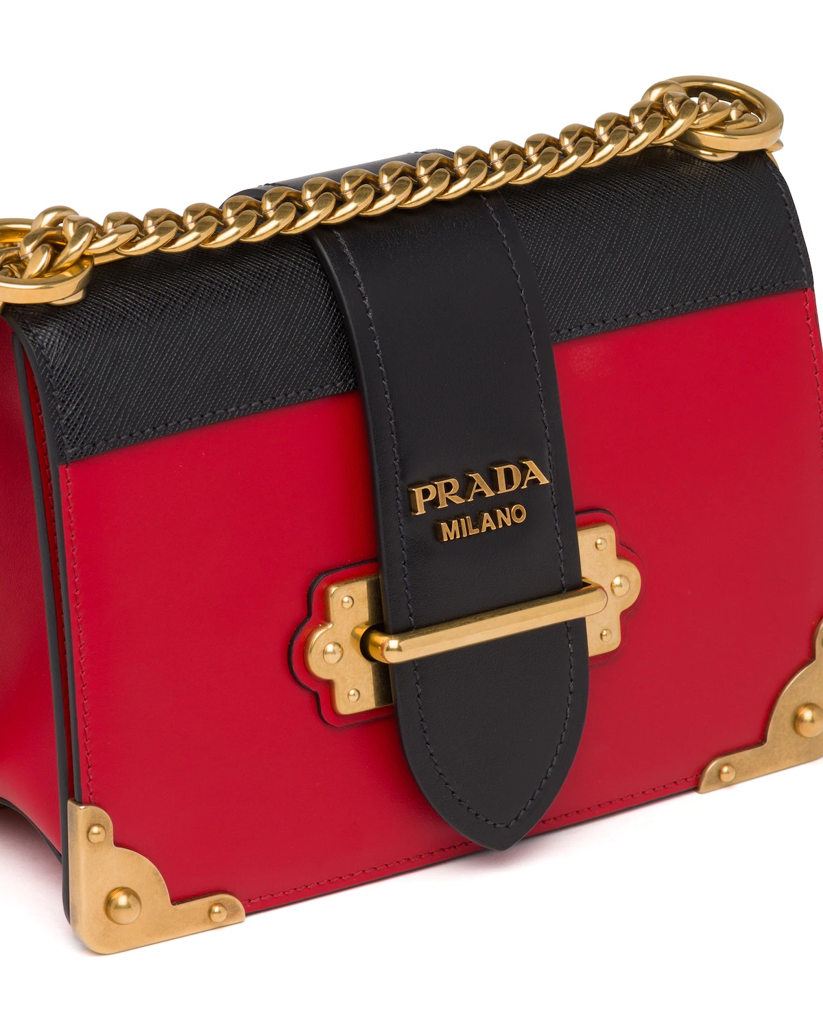 Leather Prada Cahier Shoulder Bag - 6