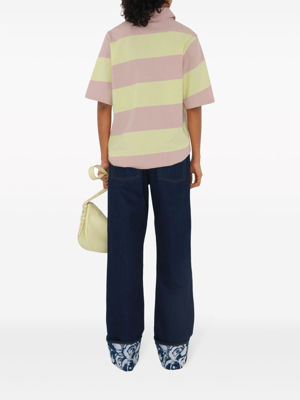 striped cotton polo shirt - 4