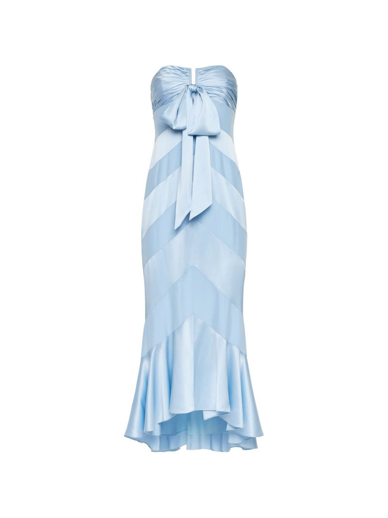 bow strapless dress 1
