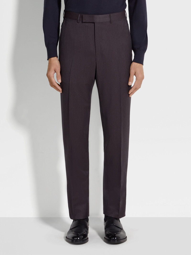 DARK PURPLE CENTOVENTIMILA WOOL SUIT 5