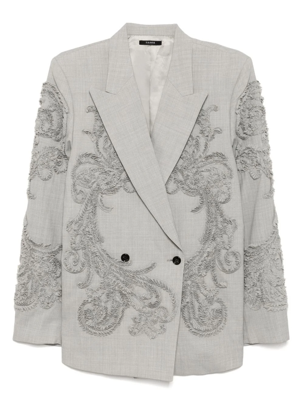 double-breasted blazer - 1