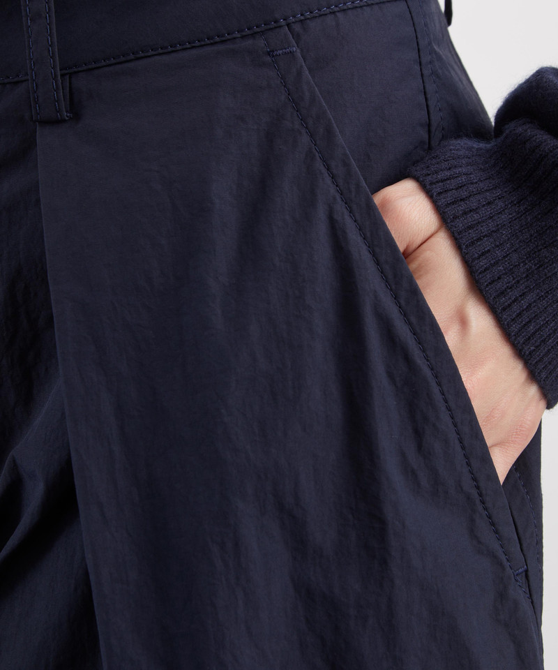 Navy Deadbeat Wide-Leg Trousers 5