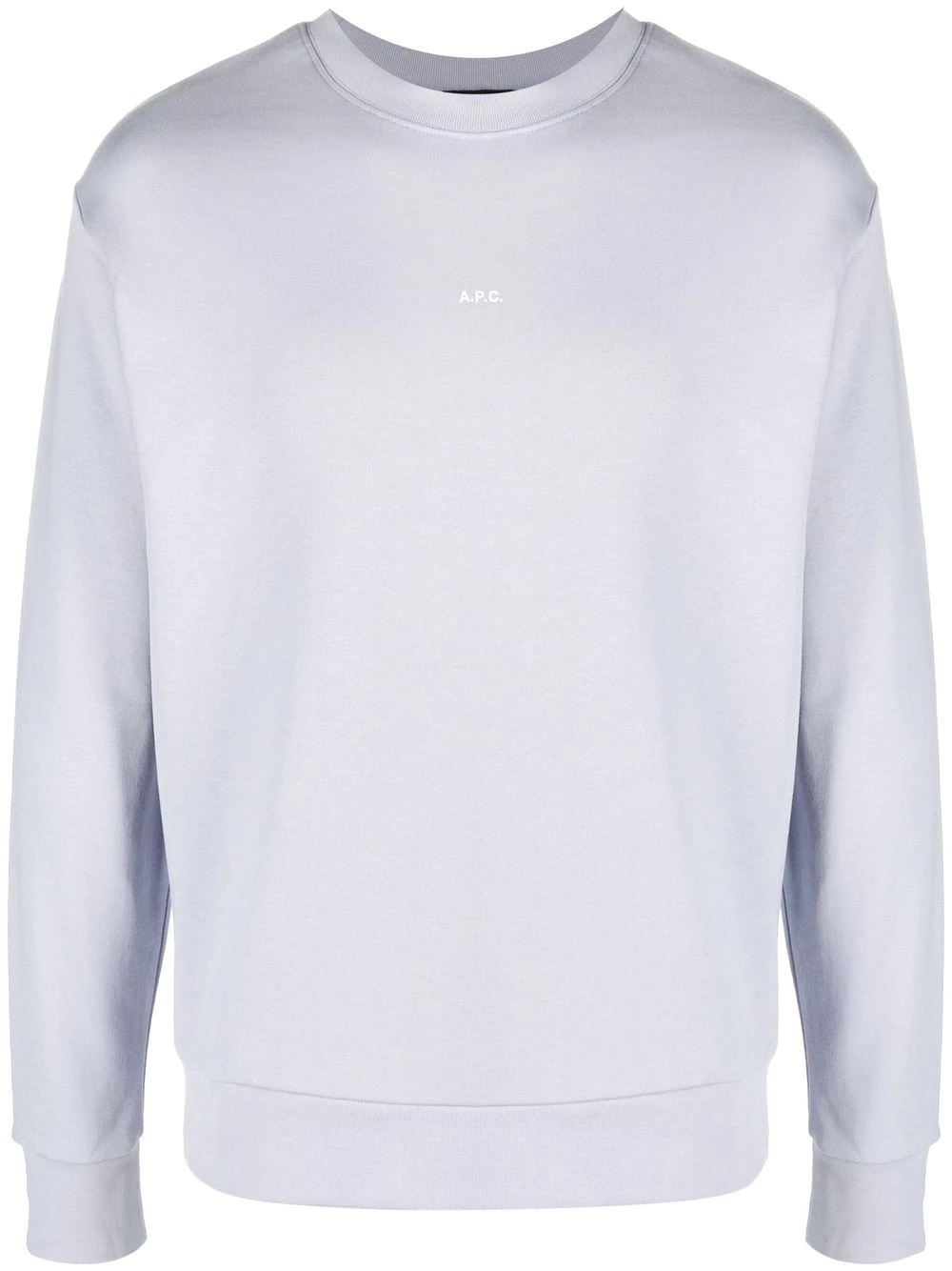 logo-print cotton sweatshirt - 1