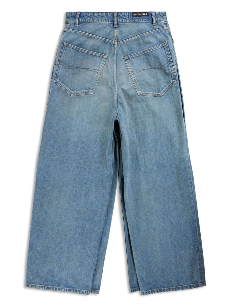 BALENCIAGA mid-rise baggy jeans outlook