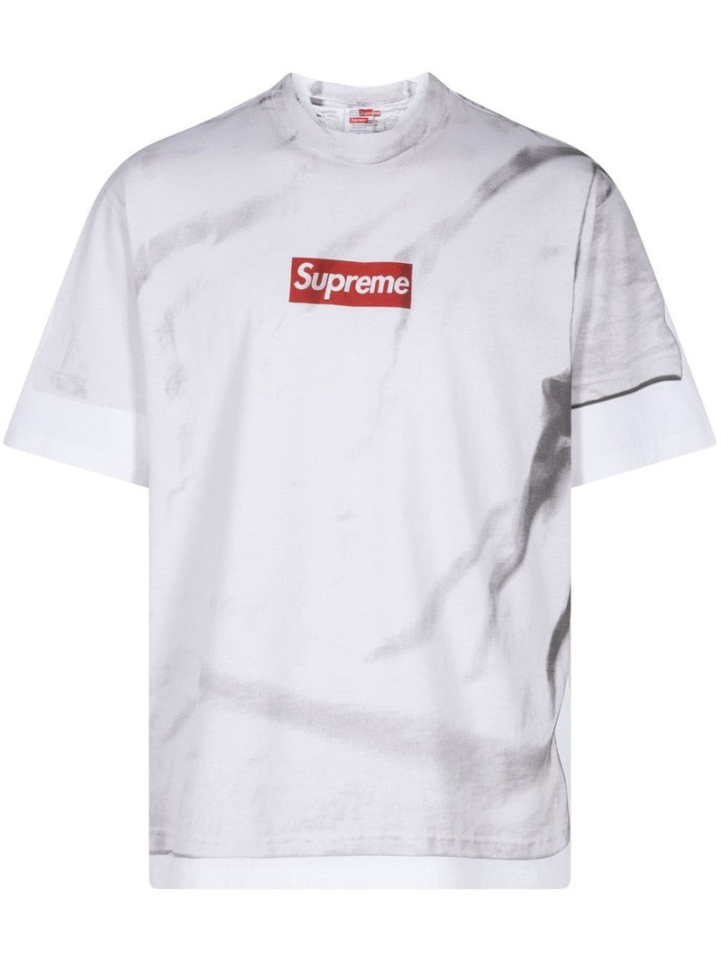 x MM6 Maison Margiela box logo T-shirt 1