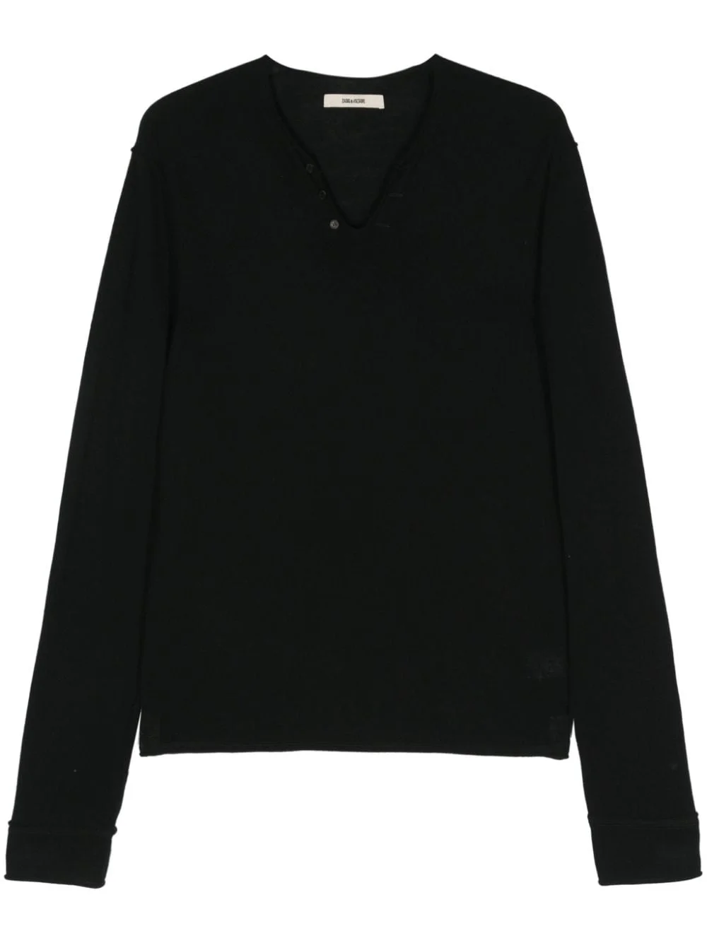 Monastir logo-debossed merino jumper - 1