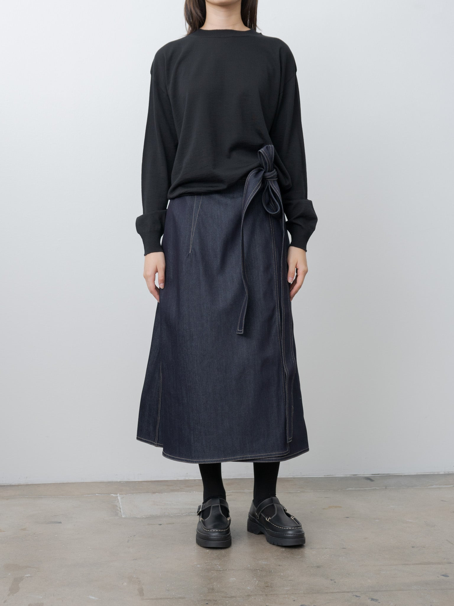 Stieglitz Denim Skirt - Raw Denim - 9