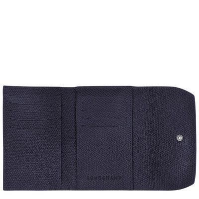 Longchamp Roseau Wallet Bilberry - Leather outlook