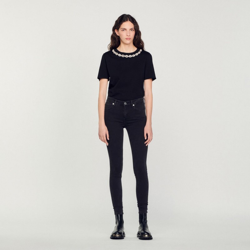 Sandro SLIM JEANS WITH REGULAR WAIST outlook
