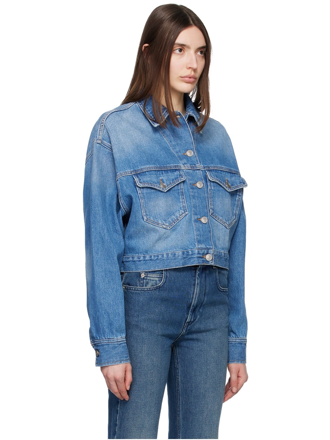 Blue Tadia Denim Jacket - 2