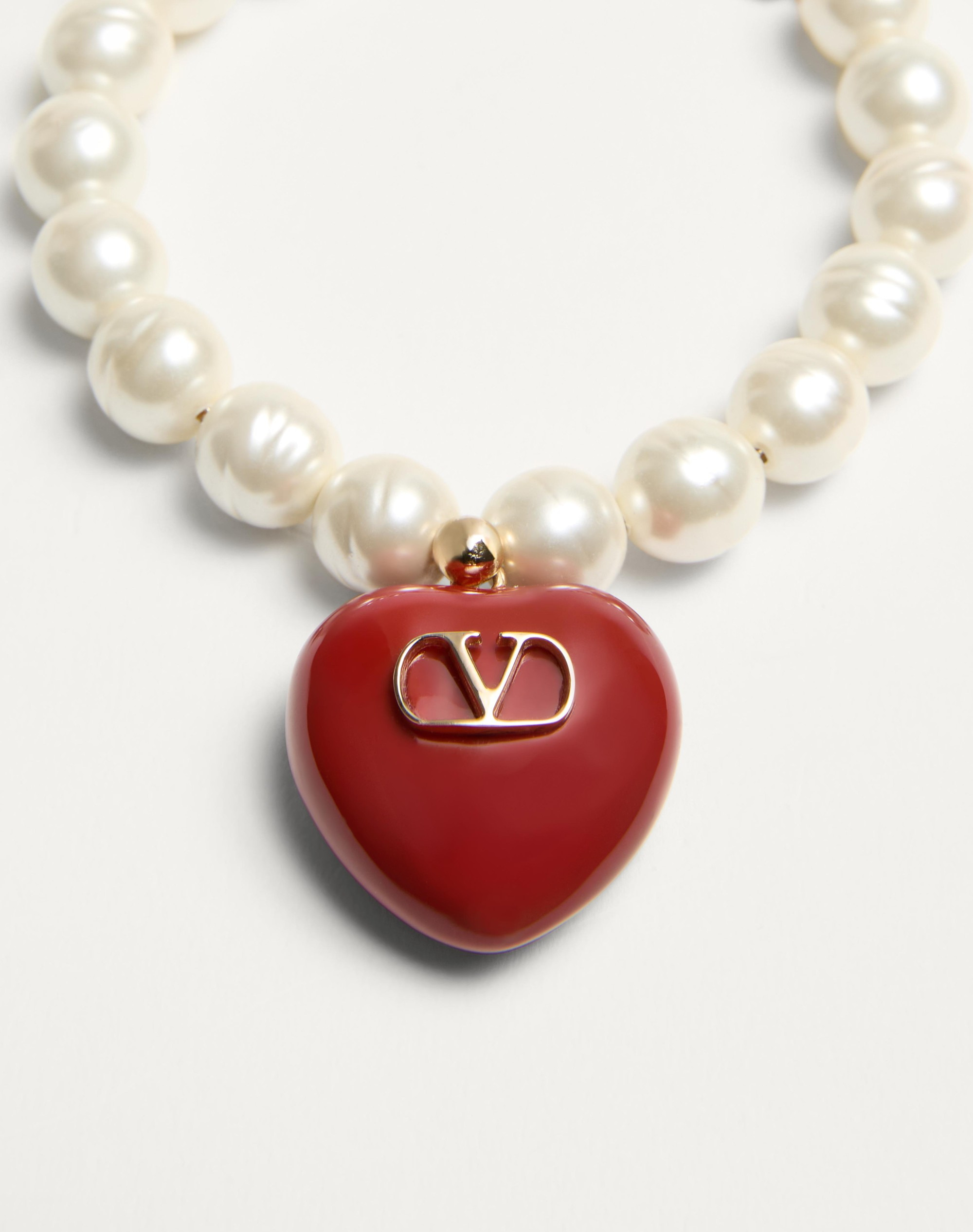 COEUR ROYAL BRACELET IN METAL, ENAMEL AND BEADS - 3