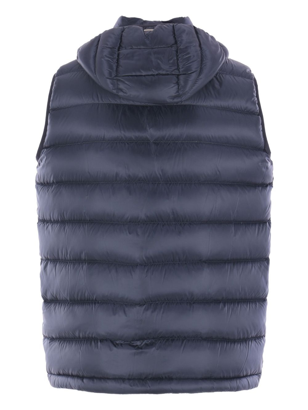 hooded quilted gilet - 2