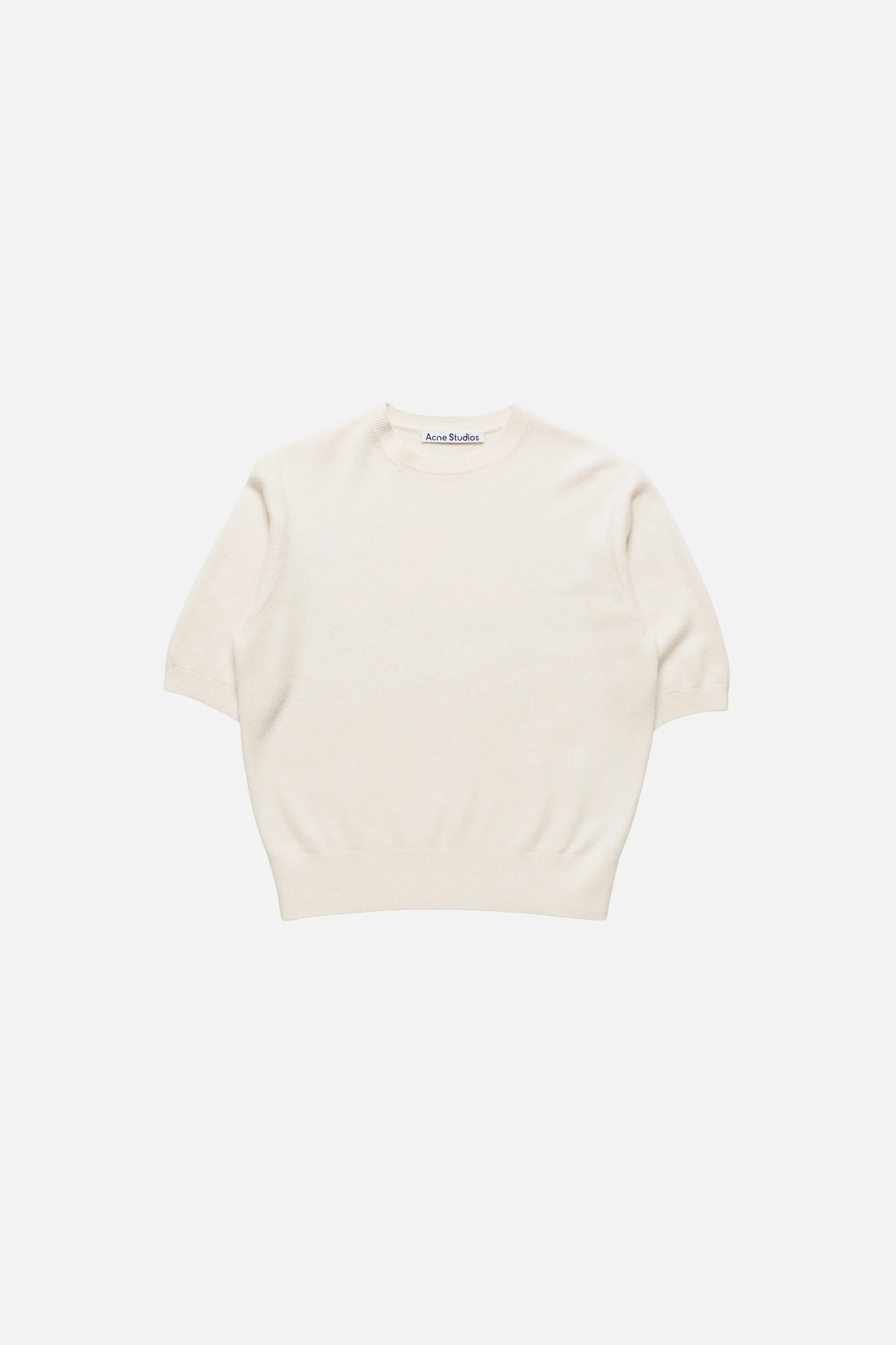 Cashmere logo knit - White - 1